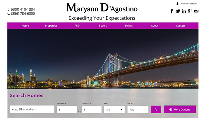 Maryann D'Agostino Realtor Website